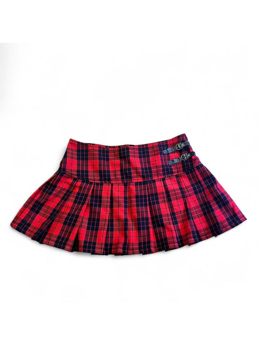 y2k/alt Abbey dawn plaid mini skirt